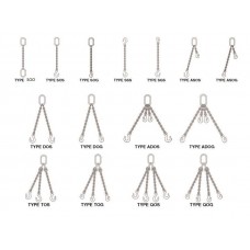 3/4" TYPE TOS GR. 100 ALLOY DOMESTIC CHAIN SLING